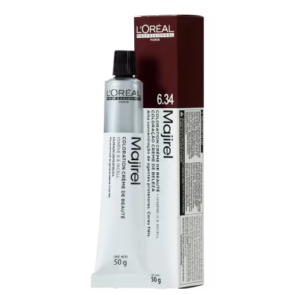Imagem do produto L'Oréal Professionnel Majirel 6.34 Louro Escuro Dourado Acobreado - Coloração 50g