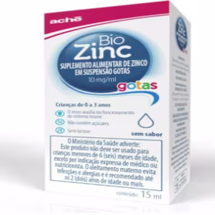 Imagem do produto BIOZINC GOTAS 10MG/ML 15ML