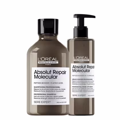Imagem do produto LOréal Professionnel Absolut Repair Molecular Kit Shampoo 300ml e Sérum Capilar 250ml