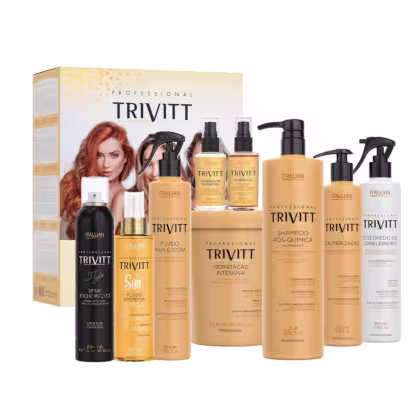 Imagem do produto Itallian Trivitt Kit Reconstrução Profissional Completa (9 Produtos)
