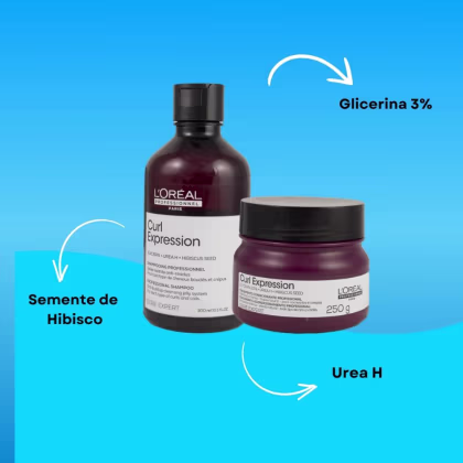 Imagem do produto L'Oréal Professionnel Curl Expression Kit Shampoo e Máscara