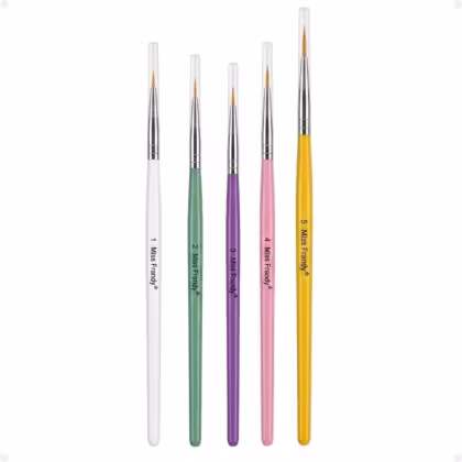 Imagem do produto Kit Pincéis para Unhas Miss Frandy 5un Pu12-6011