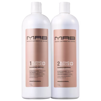 Imagem do produto Kit MAB Marco Antônio de Biaggi Blond Rescue Duo Salão (2 Produtos)