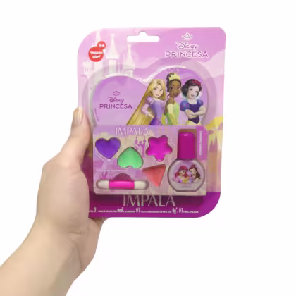 Imagem do produto Kit Impala Princesa: Paleta de Maquiagem e Esmalte Infantil