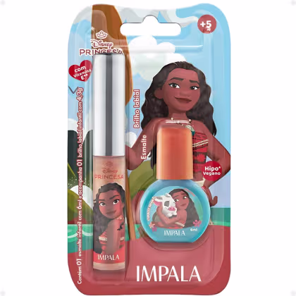 Imagem do produto Kit Impala Moana:1 Esmalte e 1 Brilho Labial