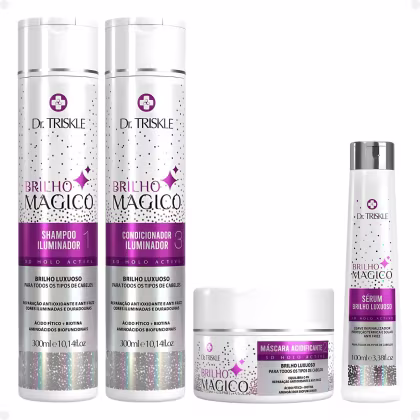 Imagem do produto Kit Dr Triskle Brilho Mágico: Shampoo, Condicionador, Máscara e Sérum