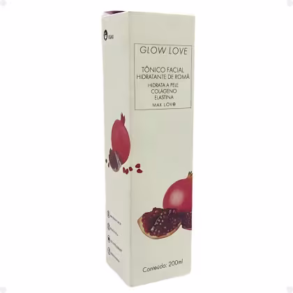 Imagem do produto Tônico Facial Max Love Colágeno Glow Love Hidratante De Romã 200ml