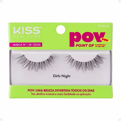 Imagem do produto Kiss New York POV Girls Night - Cílios Postiços (2 Unidades)