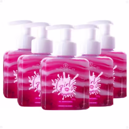 Imagem do produto Kit Hidratante Phállebeauty Girls Gel Aromatizante Beijável Para Virilha Morango Com Creme Com 5 180g