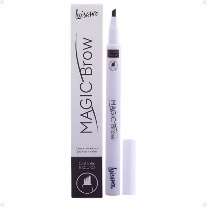 Imagem do produto Caneta Delineadora Para Sobrancelhas Luisance Magic Brow Castanho Escuro