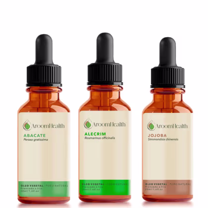 Imagem do produto Kit óleos vegetais de Alecrim, Abacate e Jojoba - 30ml cada