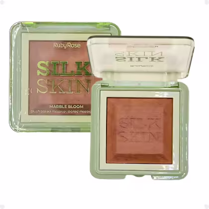 Imagem do produto Ruby Rose Silk Skin Baked Mosaico Marble Bloom Velvet Taupe - Blush em Pó 8g