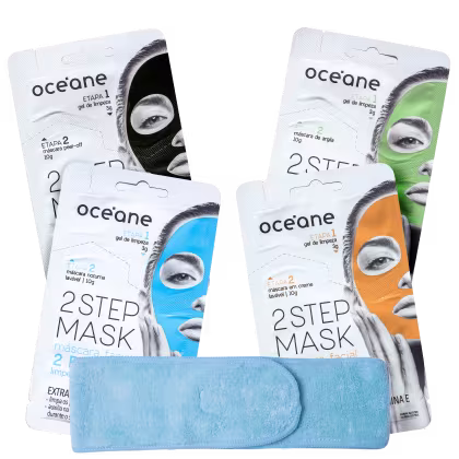 Imagem do produto Kit Océane 2 Step Mask Headband (5 Produtos)