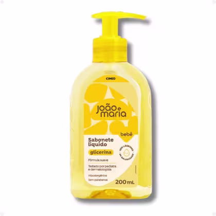 Imagem do produto Cimed João e Maria Bebê Glicerina - Sabonete Líquido 200ml