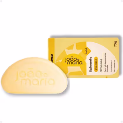 Imagem do produto Cimed João e Maria Bebê Glicerina - Sabonete em Barra 75g