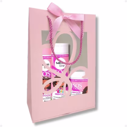 Imagem do produto Kit Presente Salon Line S.O.S Kids Hidratação: Shampoo 300ml, Condicionador 300ml E Máscara 500g
