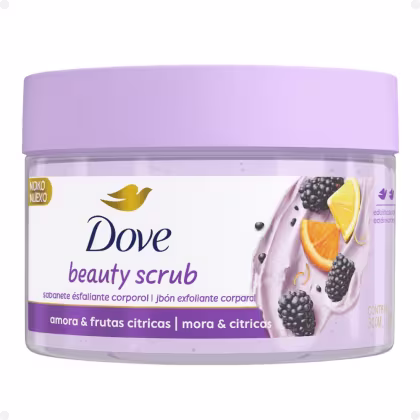 Imagem do produto Sabonete Esfoliante Corporal Dove Beauty Scrub Amora e Frutas Cítricas 280g