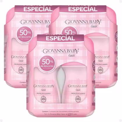 Imagem do produto Kit Giovanna Baby: 4 Desodorante Roll-On Classic