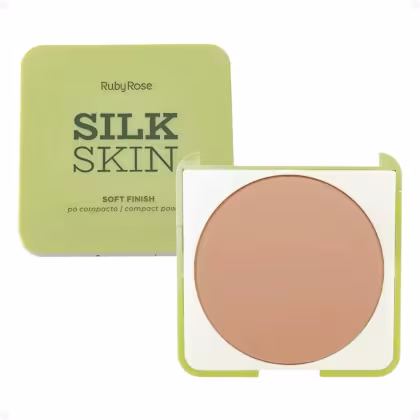 Imagem do produto Ruby Rose Silk Skin Soft Finish Medium 01 - Pó Compacto 9,5g
