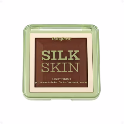 Imagem do produto Pó Compacto Ruby Rose Silk Skin Light Finish PC100 HB-M403-10
