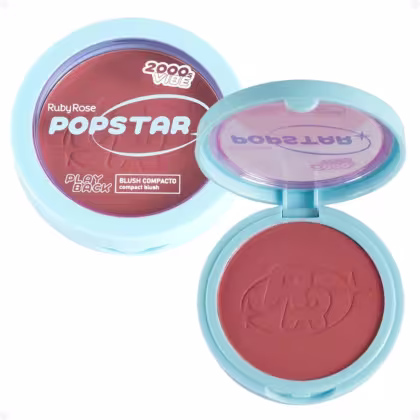 Imagem do produto Blush Compacto Ruby Rose Popstar Play Back Secrets HB-M08-1