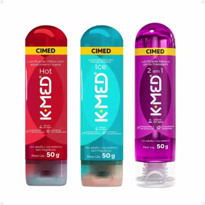 Imagem do produto Kit Cimed K-med Lubrificantes Íntimo Trio (3 Produtos)