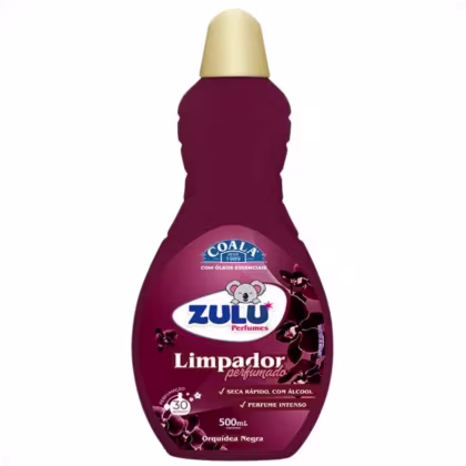 Imagem do produto Limpador Perfumado Coala Zulu Perfumes Orquídea Negra 500ml