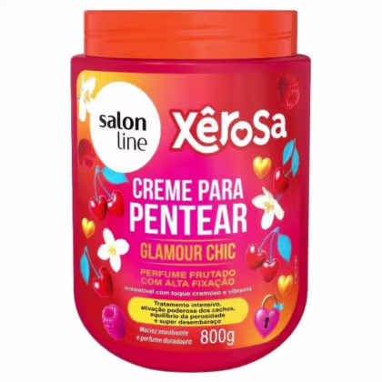 Imagem do produto Creme Para Pentear Salon Line Xêrosa Glamour Chic 800g