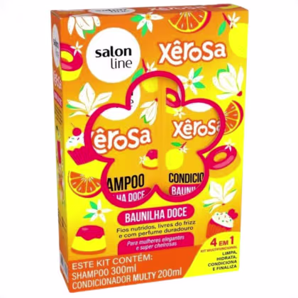 Imagem do produto Kit Salon Line Xêrosa Baunilha Doce: Shampoo 300ml e Condicionador 200ml