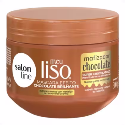 Imagem do produto Máscara Matizadora Salon Line Meu Liso Chocolate 300g