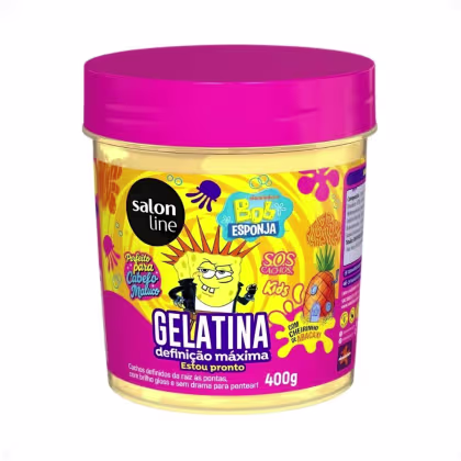 Imagem do produto Gelatina Capilar Salon Line Kids Bob Esponja Sos Cachos Definição Máxima 400g