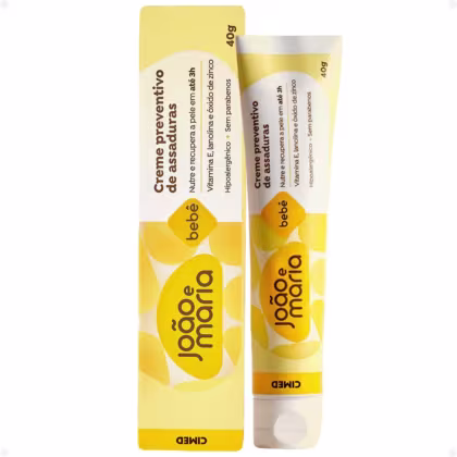 Imagem do produto Cimed João e Maria Bebê - Creme Preventivo Para Assaduras 40g