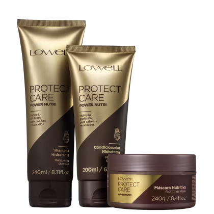 Imagem do produto Kit Lowell Protect Care Power Nutri Trio (3 Produtos)