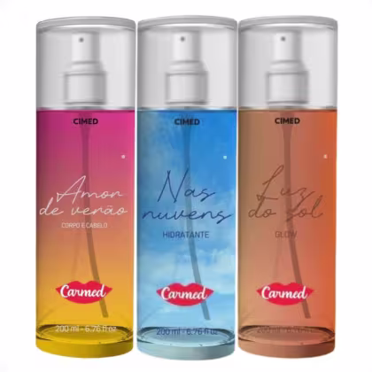 Imagem do produto Kit Carmed Body Splash: Nas Nuvens, Luz Do Sol e Amor De Verão (3 Produtos)