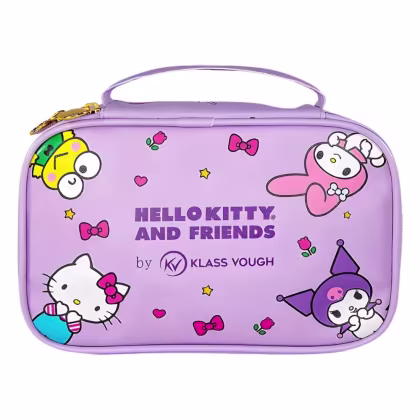 Imagem do produto Necessaire Estruturada Hello Kitty and Friends by Klass Vough Lilás Ref. KCHK-30