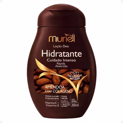 Imagem do produto Loção Deo Hidratante Corporal Muriel Amêndoa Com Colágeno 200ml