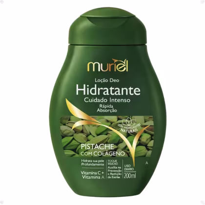 Imagem do produto Loção Deo Hidratante Corporal Muriel Pistache Com Colágeno 200ml