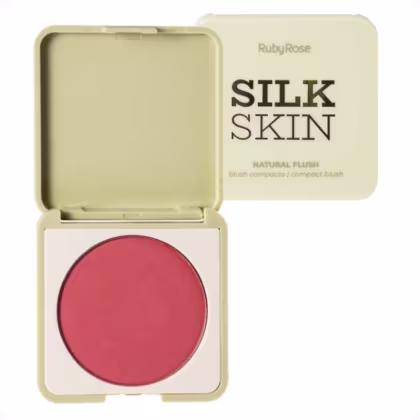 Imagem do produto Blush Compacto Ruby Rose Silk Skin Natural Flush Cherry Crush Hb-t1001-2