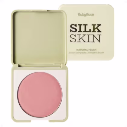 Imagem do produto Blush Compacto Ruby Rose Silk Skin Natural Flush Dusty Rose Hb-t1001-5