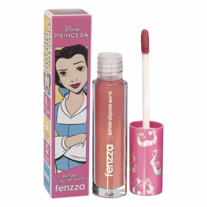 Imagem do produto Batom Líquido Matte Fenzza Disney Princesa Bela Dis108