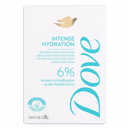 Imagem do produto Sabonete Corporal Dove Intense Hydration Sérum Revitalizador e Ácido Hialurônico 135g