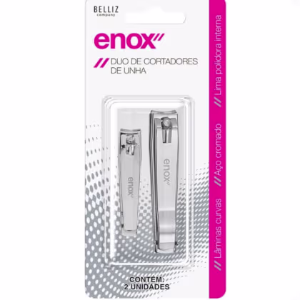 Imagem do produto Duo Cortadores de Unha Enox Grande e Pequeno Cód.937