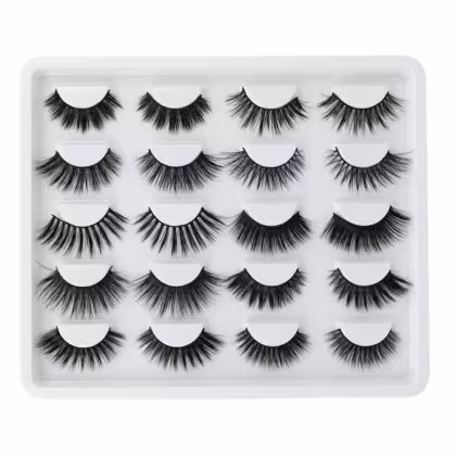 Imagem do produto Cílios Postiços Artesanal 3d Miss Frandy 10 Pares C19-0101