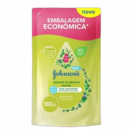 Imagem do produto Sabonete Líquido Johnoson Baby Glicerina Lavanda Refil 180ml