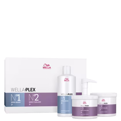 Imagem do produto Kit Wella Professionals WellaPlex Bond Builder System Salon (3 Produtos)