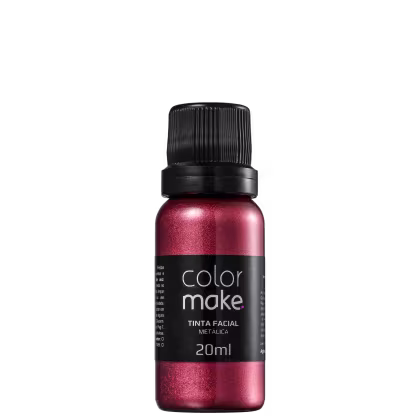 Imagem do produto Colormake Metálica Vermelho- Tinta Líquida 20ml 
