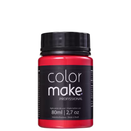 Imagem do produto Colormake Profissional Vermelho - Tinta Líquida  Facial 80ml
