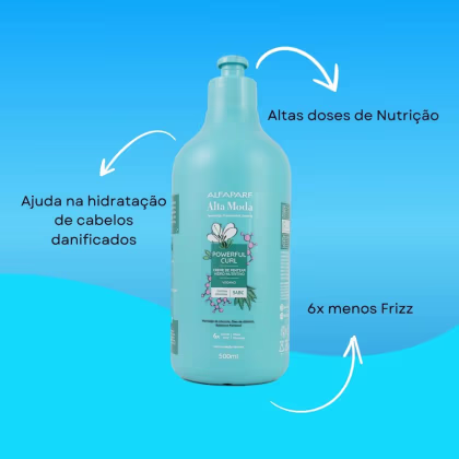 Imagem do produto Alfaparf Alta Moda Powerful Cachos Intensos Creme 500ml