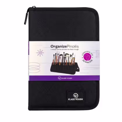 Imagem do produto Estojo Porta Pincéis Klass Vough Preto Ref. 4520