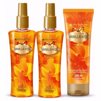 Imagem do produto Kit Phytoderm Vanilla Kiss: 2 Body Splash Leve 1 Hidratante